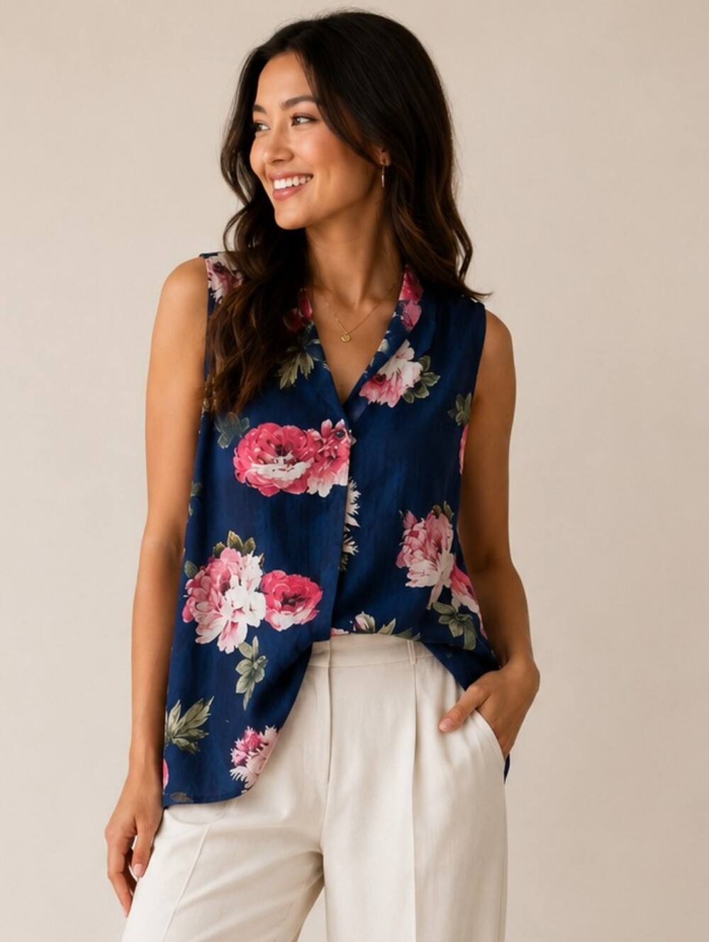 🎊Host Pick🎊 Dex | Floral  Sleeveless Blouse, Size S